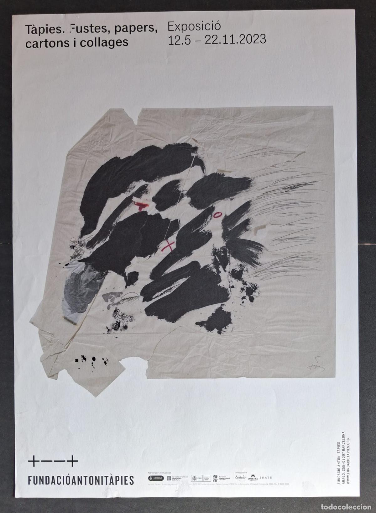 Carteles: CARTEL - POSTER -TAPIES (FUSTES, PAPERS, CARTONS I COLLAGES (ANY 2023)
