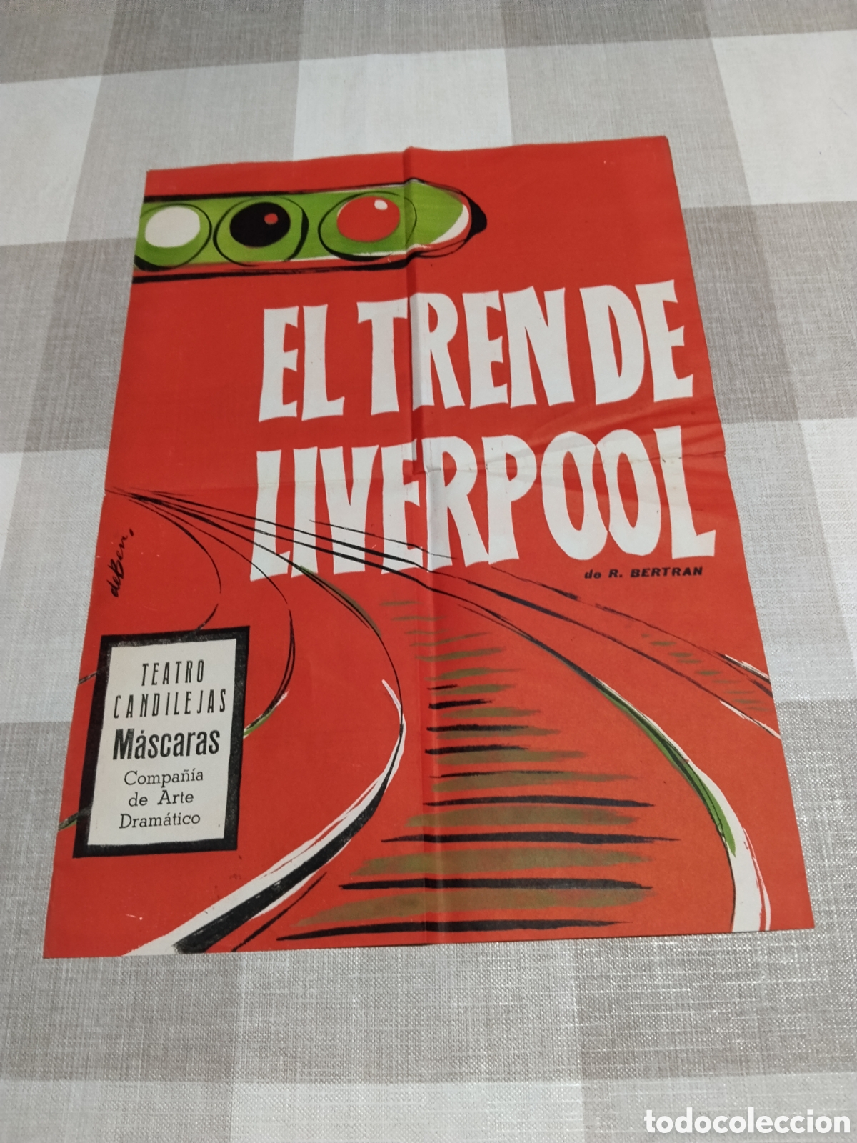 Cartazes: Cartel teatro Candilejas m&aacute;scaras,El Tren de Liverpool