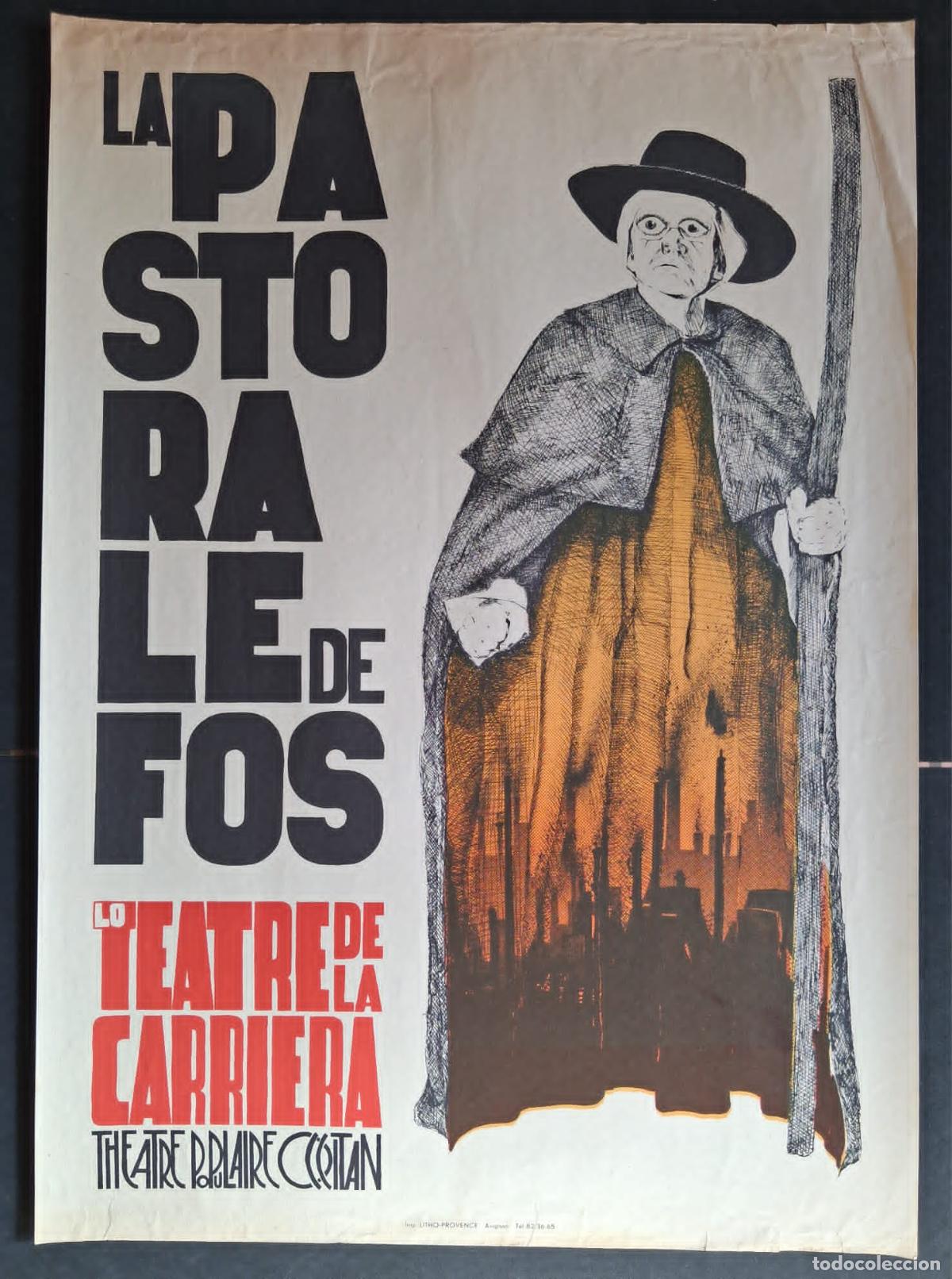 Carteles: CARTEL - POSTER -LA PASTORALE DE FOS - TRATRE DE LA CARRIERA