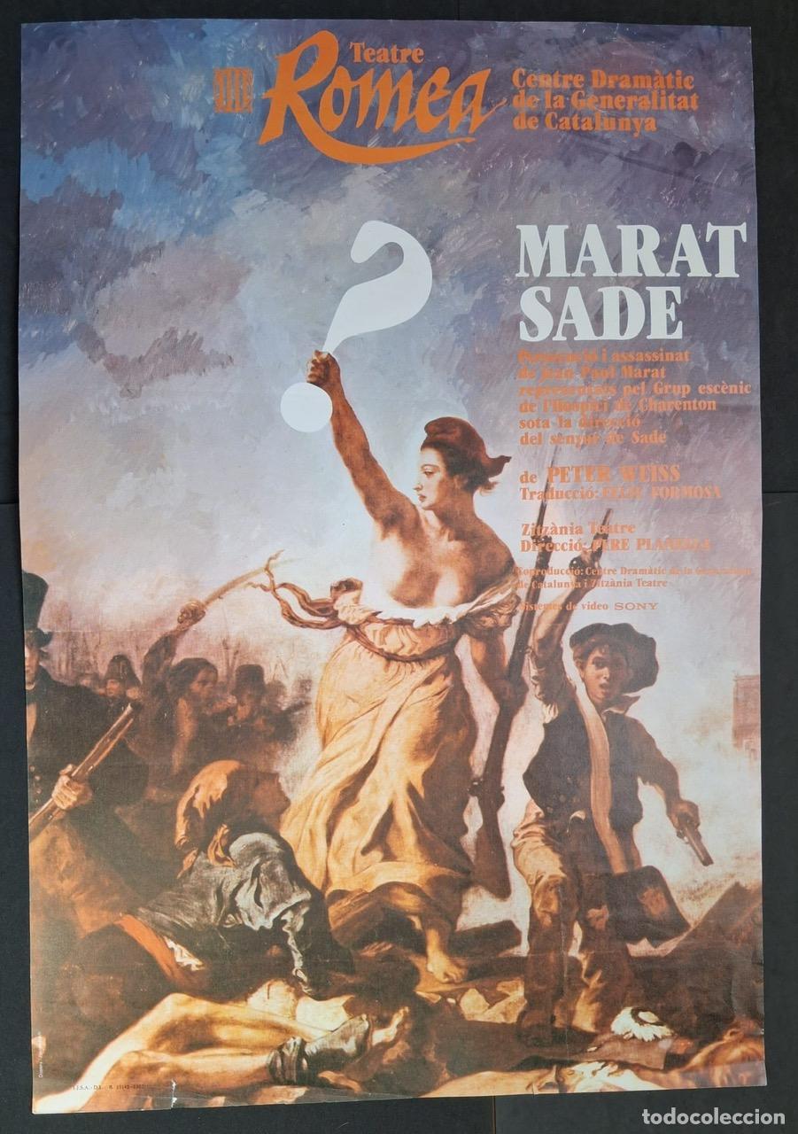 Cartazes: CARTEL - POSTER -MARAT SADE (TEATRE ROMEA)