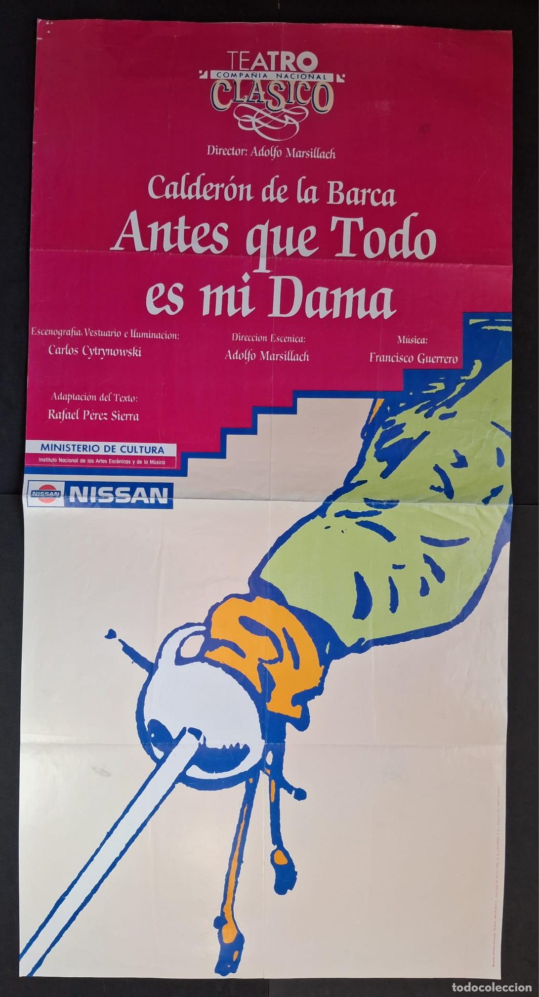 Cartazes: CARTEL - POSTER -ANTES QUE TODO ES MI DAMA (TEATRO CLASICO)