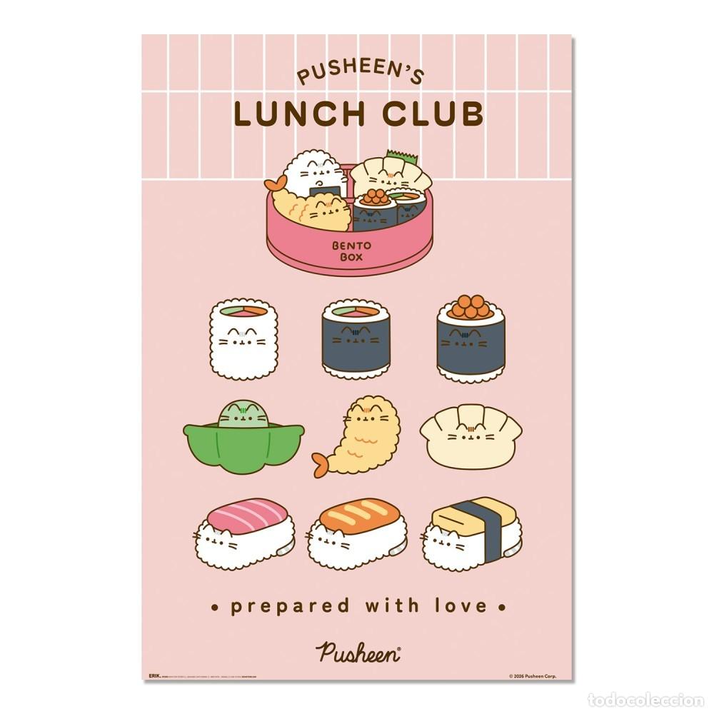 Plakate: Poster PUSHEEN SUSHI ROLL (61 x 91,5 cm)