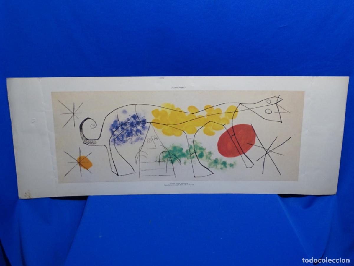 Carteles: CARTEL JOAN MIRO. SESE TITUL. 89x33 cm.