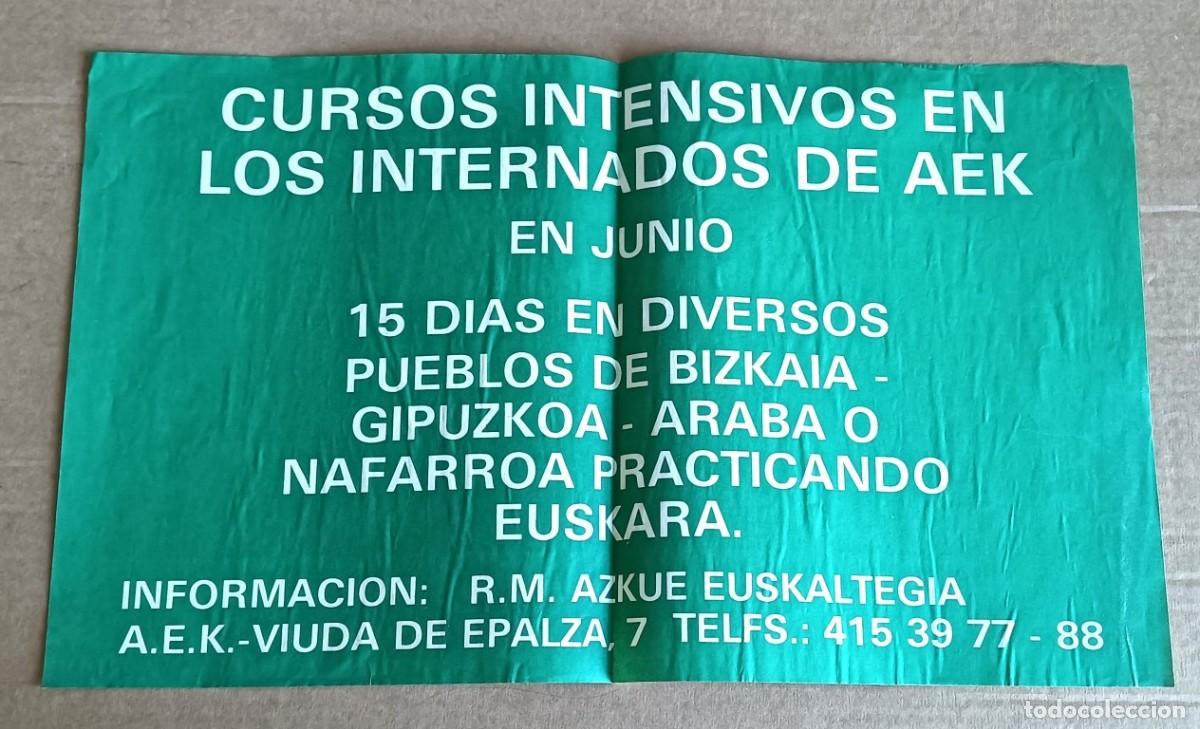 Carteles: Cartel &ndash; concurso intensivo en el los internados de AEK
