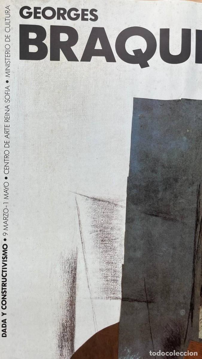 Carteles: Cartel original Georges Braque &ndash; Dada y Constructivismo &ndash; Museo Reina Sof&iacute;a (1989) - Foto 6