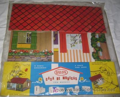 Casas de mu&ntilde;ecas: CASA DE MU&Ntilde;ECAS MONTABLE CON MUEBLES DAYPA - Foto 1