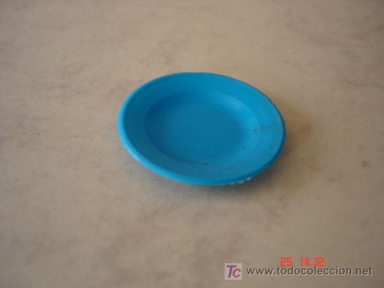 Casas de mu&ntilde;ecas: PLATITO - 4,5 CM DE DIAMETRO - PLASTICO - - Foto 1