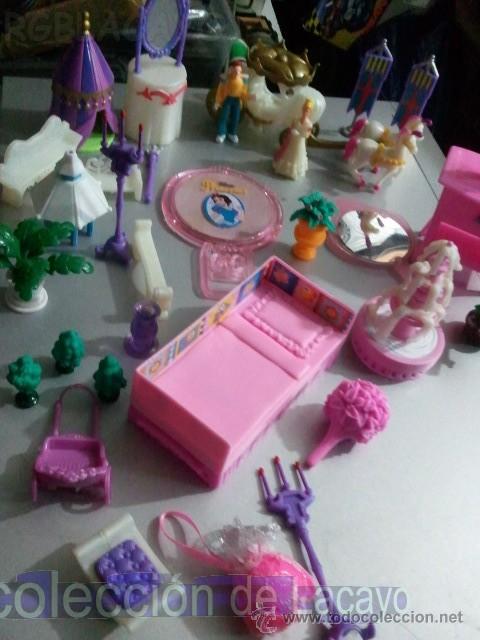 Casas de mu&ntilde;ecas: GRAN LOTE ACCESORIOS Y MU&Ntilde;ECOS PRINCESITAS DISNEY - Foto 1