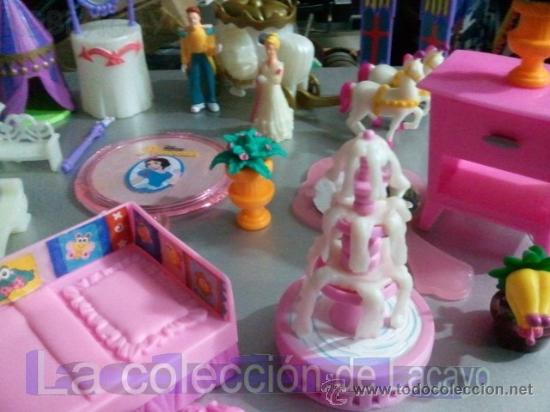 Casas de mu&ntilde;ecas: GRAN LOTE ACCESORIOS Y MU&Ntilde;ECOS PRINCESITAS DISNEY - Foto 6