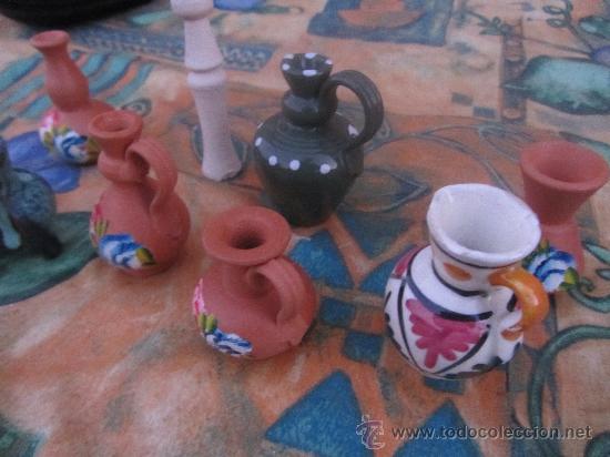 Casas de mu&ntilde;ecas: JARRONES FLOREROS DE CERAMICA PARA CASA DE MU&Ntilde;ECAS. - Foto 1