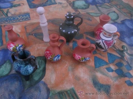 Casas de mu&ntilde;ecas: JARRONES FLOREROS DE CERAMICA PARA CASA DE MU&Ntilde;ECAS. - Foto 2