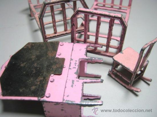 Casas de mu&ntilde;ecas: lote 4 piezas metal mu&ntilde;ecas - Foto 3