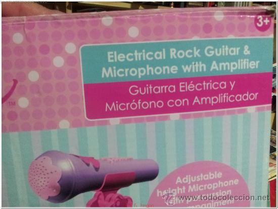 Casas de mu&ntilde;ecas: GUITARRA ELECTRICA Y MICROFONO AMPLIFICADO BARBIE - Foto 5