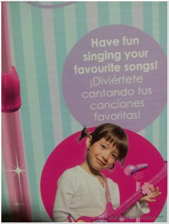 Casas de mu&ntilde;ecas: GUITARRA ELECTRICA Y MICROFONO AMPLIFICADO BARBIE - Foto 7