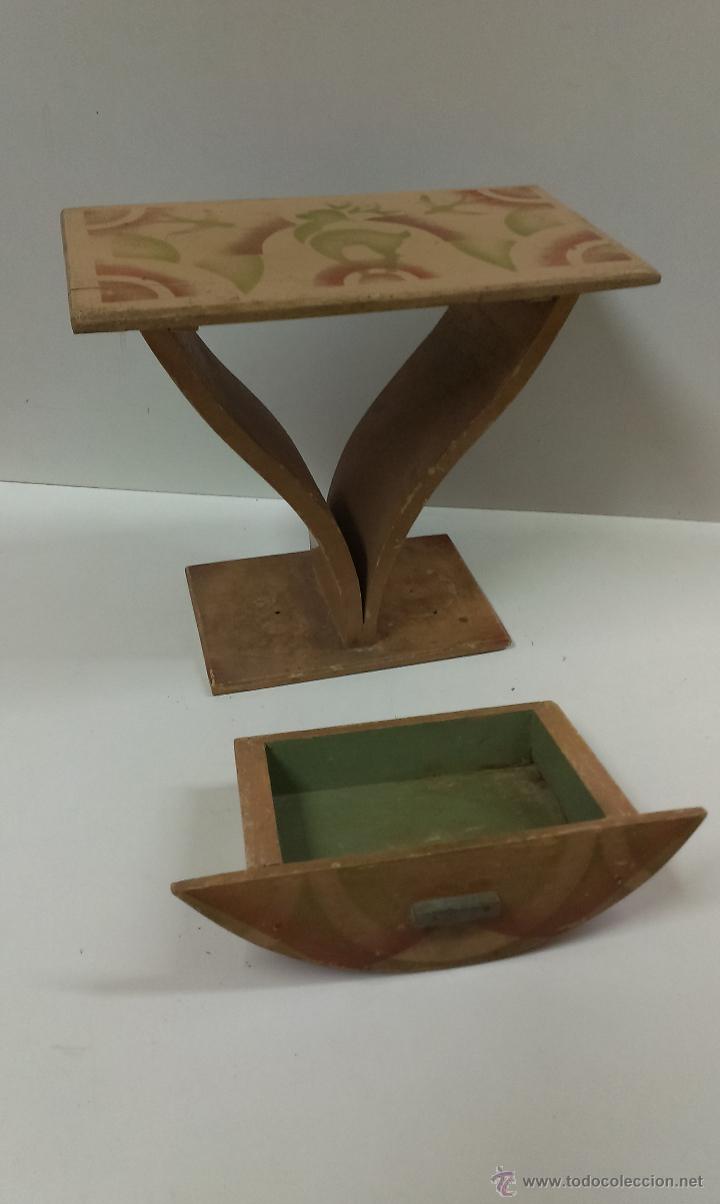 Casas de mu&ntilde;ecas: MUEBLE TOCADOR CON CAJON DE MADERA (  DENIA ) - Foto 4