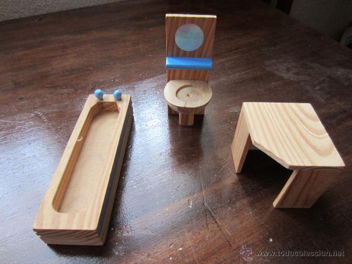 Casas de mu&ntilde;ecas: ba&ntilde;o para casa de mu&ntilde;ecas - Foto 1