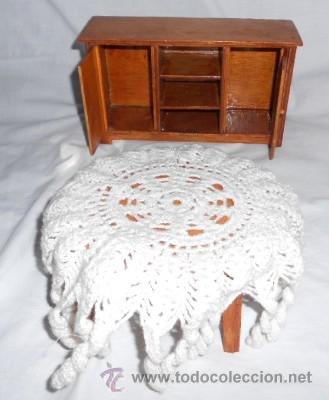 Casas de mu&ntilde;ecas: COMEDOR DE MADERA PARA MU&Ntilde;ECA - Foto 2