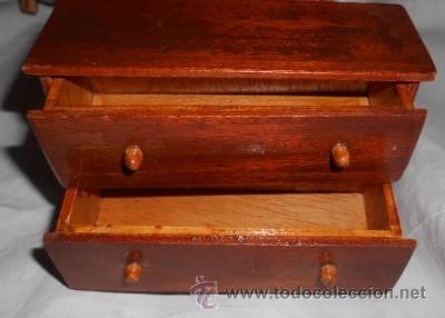 Casas de mu&ntilde;ecas: DORMITORIO DE MADERA PARA MU&Ntilde;ECA - Foto 3