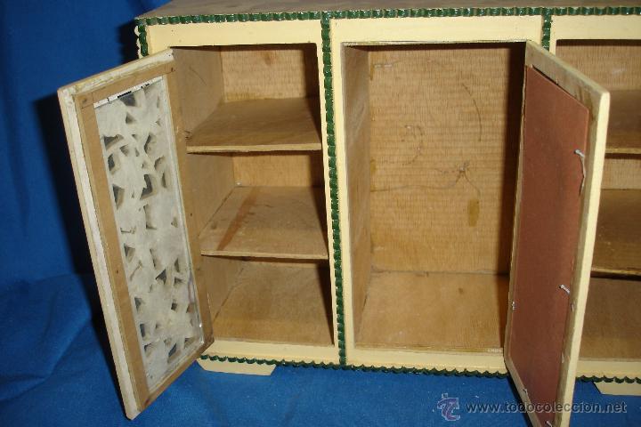 Casas de mu&ntilde;ecas: DORMITORIO DE MADERA MUY COMPLETO - A&Ntilde;OS 60/70 CON MUCHOS COMPLEMENTOS - Foto 18
