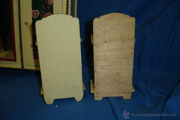 Casas de mu&ntilde;ecas: DORMITORIO DE MADERA MUY COMPLETO - A&Ntilde;OS 60/70 CON MUCHOS COMPLEMENTOS - Foto 22
