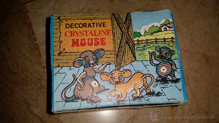 Casas de mu&ntilde;ecas: DECORATIVE CRYSTALINE MOUSE A&Ntilde;OS 70 - Foto 1