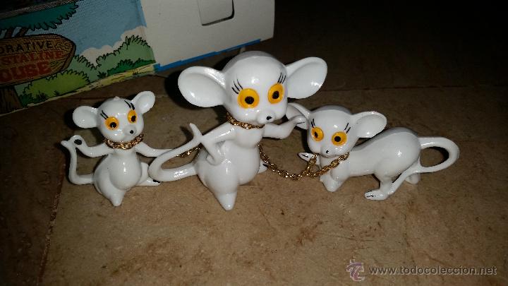 Casas de mu&ntilde;ecas: DECORATIVE CRYSTALINE MOUSE A&Ntilde;OS 70 - Foto 2