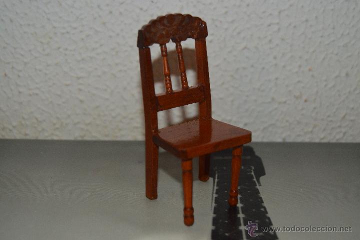 Casas de mu&ntilde;ecas: silla para casa de mu&ntilde;ecas mobiliario - Foto 5