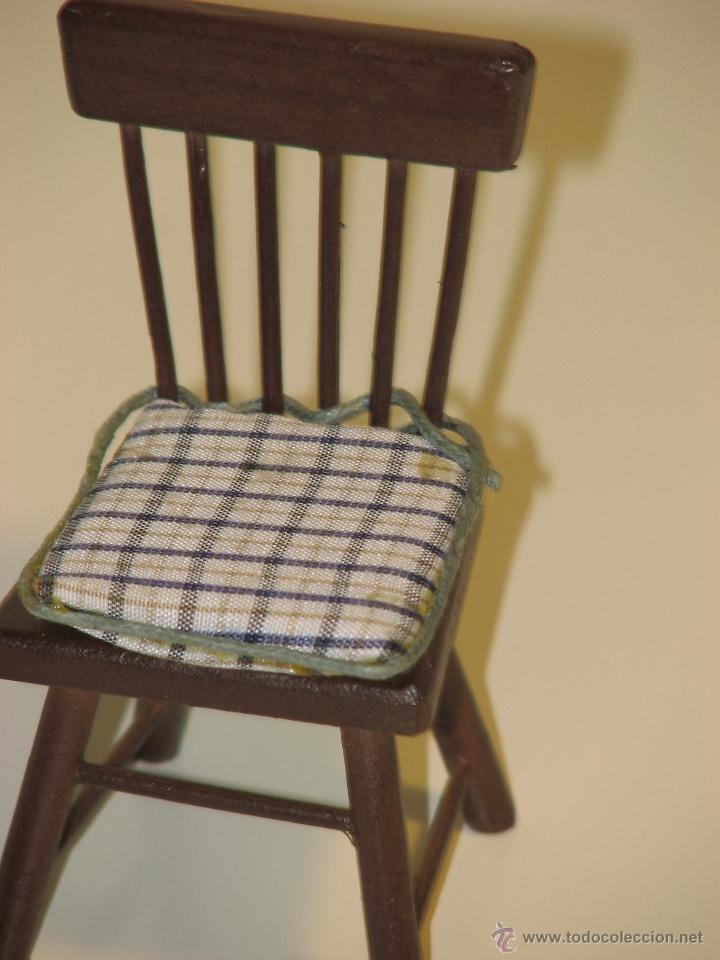 Casas de mu&ntilde;ecas: PAREJA DE SILLAS PARA CASA DE MU&Ntilde;ECAS - Foto 6