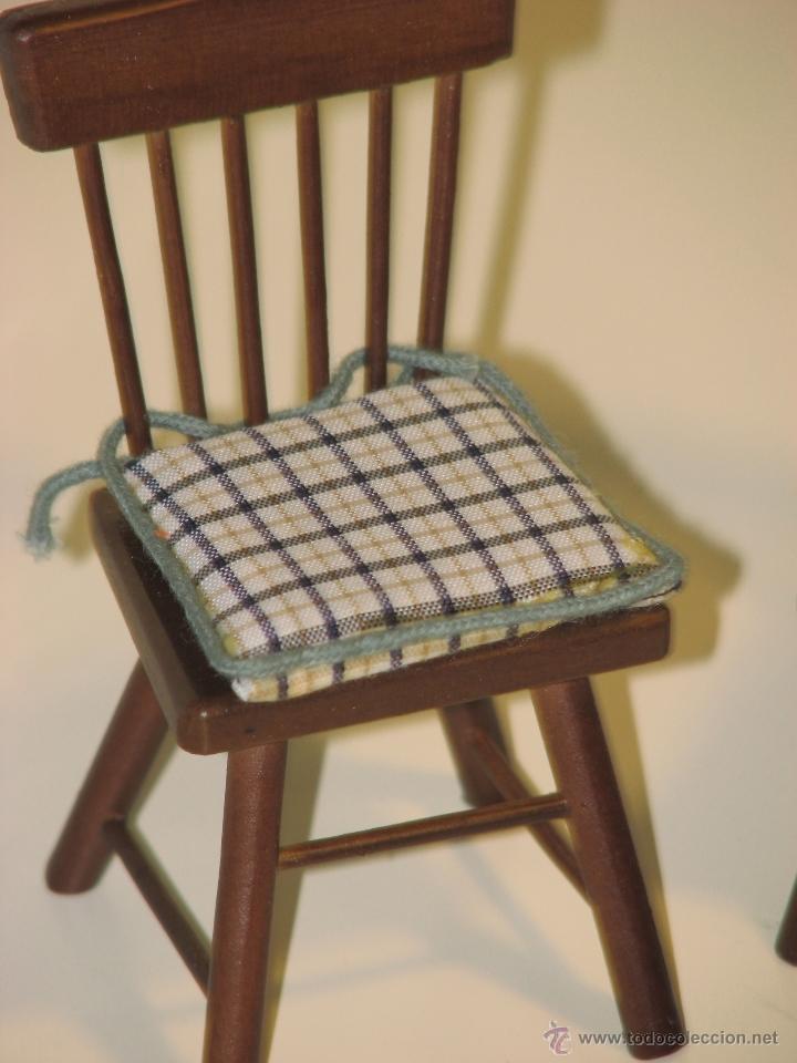 Casas de mu&ntilde;ecas: PAREJA DE SILLAS PARA CASA DE MU&Ntilde;ECAS - Foto 7