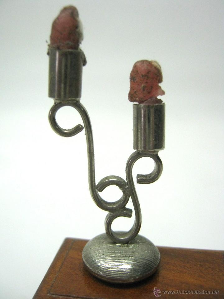 Casas de mu&ntilde;ecas: Antiguo candelabro miniatura casa de mu&ntilde;ecas - Foto 1