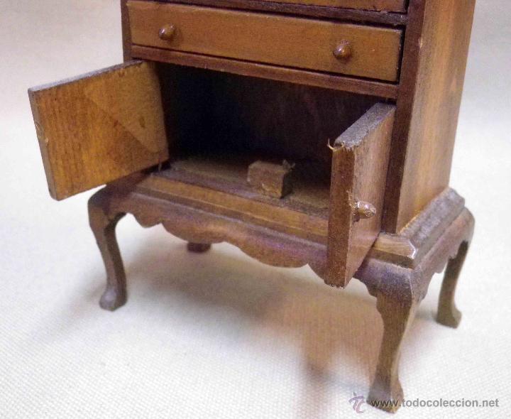Casas de mu&ntilde;ecas: COMPLEMENTO CASA DE MU&Ntilde;ECAS, MUEBLE COMEDOR, ALACENA DE MADERA, 1940s - Foto 6