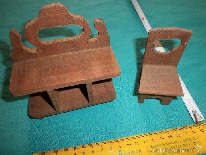 Casas de mu&ntilde;ecas: muebles antiguo de casa de mu&ntilde;ecas - Foto 2