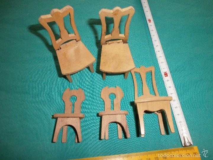 Casas de mu&ntilde;ecas: muebles antiguo de casa de mu&ntilde;ecas - Foto 1