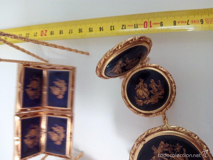 Casas de mu&ntilde;ecas: Conjunto de sillas y sofas de porcelana de Limoges para casa Mu&ntilde;ecas - Foto 2