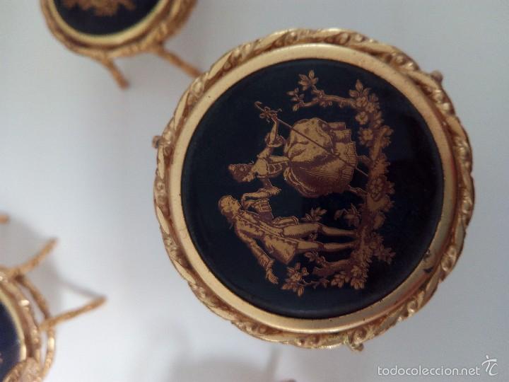 Casas de mu&ntilde;ecas: Conjunto de sillas y sofas de porcelana de Limoges para casa Mu&ntilde;ecas - Foto 3