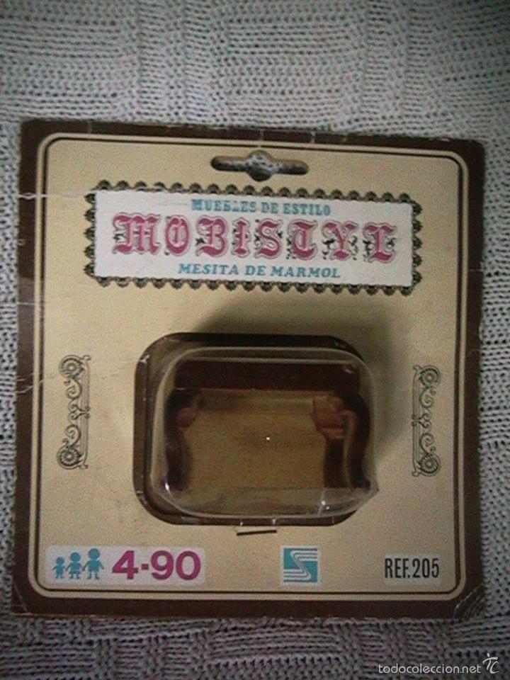 Casas de mu&ntilde;ecas: mesa de m&aacute;rmol mobistyle - Foto 3