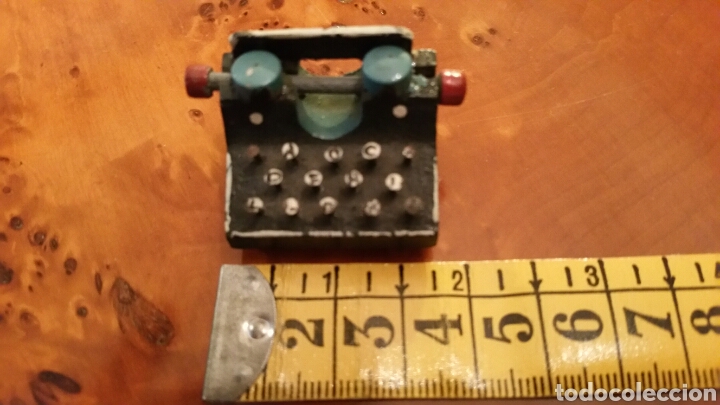 Casas de mu&ntilde;ecas: Complemento Casa de Mu&ntilde;ecas. A&ntilde;os 40. M&aacute;quina de Escribir. - Foto 4