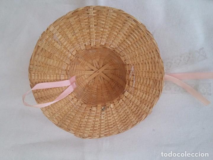 Casas de mu&ntilde;ecas: Sombrero de mimbre - Foto 2
