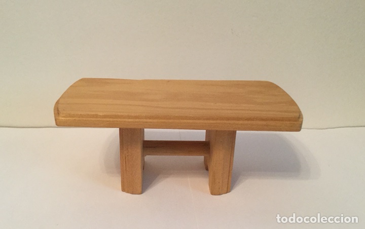 Casas de mu&ntilde;ecas: MESA DE MADERA PARA CASA DE MU&Ntilde;ECAS - Foto 3