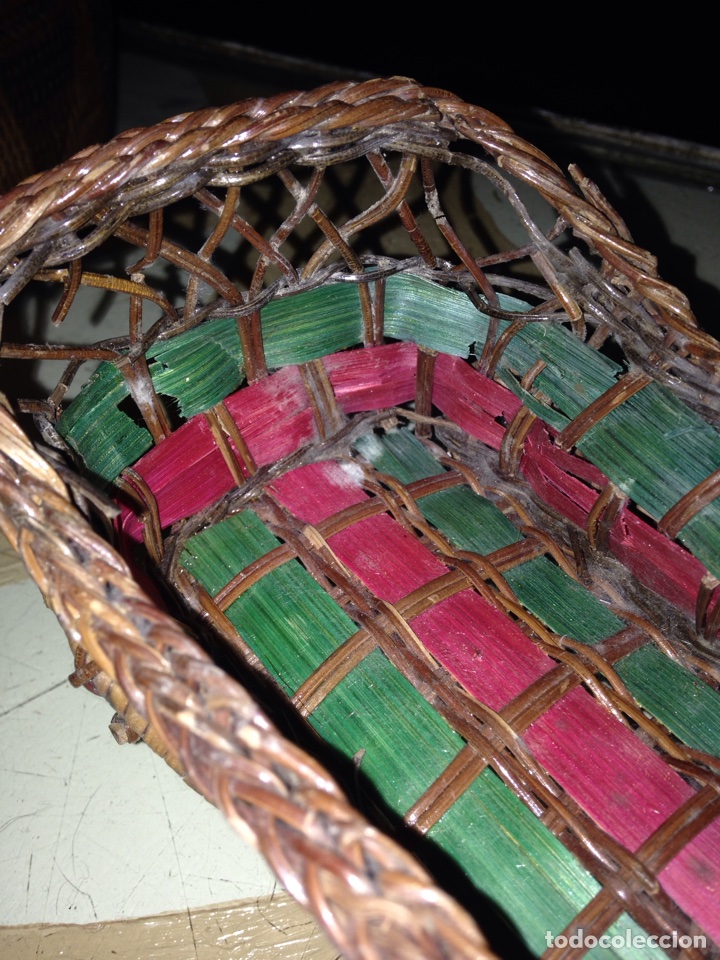 Casas de mu&ntilde;ecas: Carrito mimbre - Foto 2