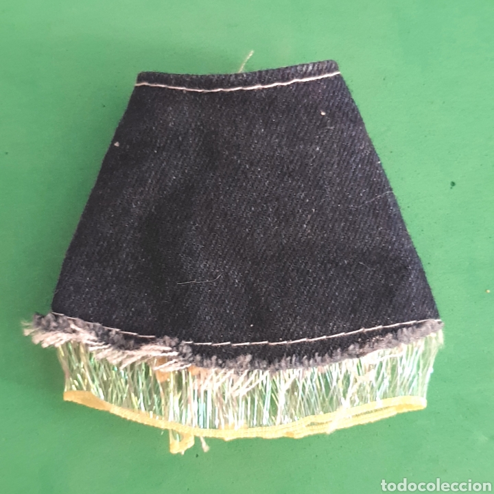 Casas de mu&ntilde;ecas: FALDITA MU&Ntilde;ECA MATERIAL VAQUERO - Foto 1