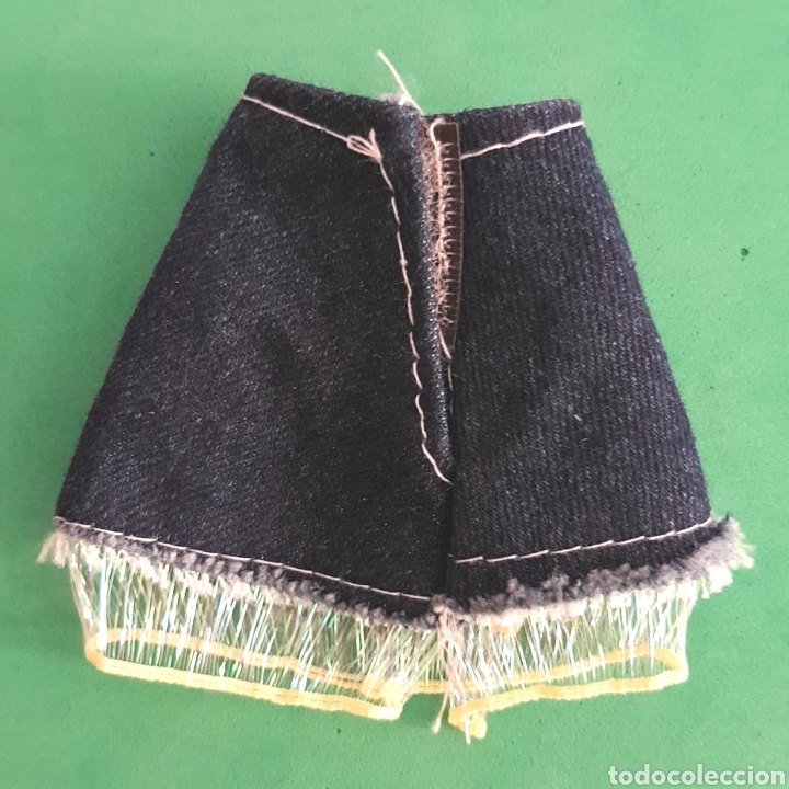 Casas de mu&ntilde;ecas: FALDITA MU&Ntilde;ECA MATERIAL VAQUERO - Foto 2