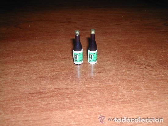 Casas de mu&ntilde;ecas: DOS BOTELLAS DE VINO  PARA CASA DE MU&Ntilde;ECAS - Foto 1