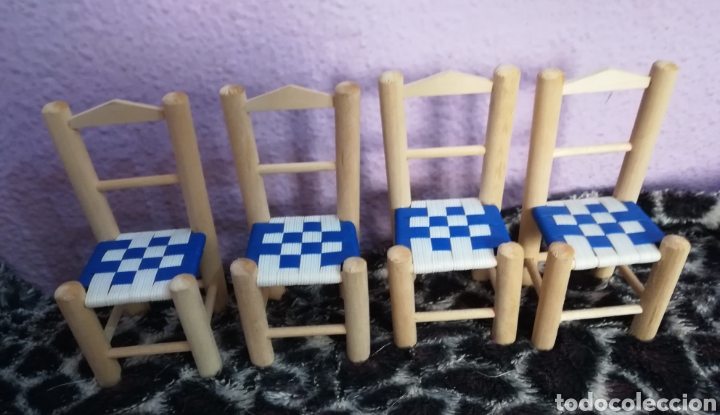 Casas de mu&ntilde;ecas: LOTE MUEBLES MADERA MU&Ntilde;ECAS - Foto 5