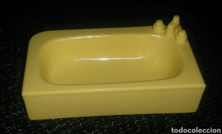 Casas de mu&ntilde;ecas: Ba&ntilde;era Pin Y Pon amarilla - Foto 1