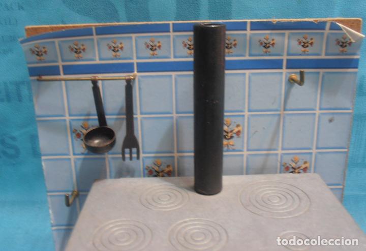 Casas de mu&ntilde;ecas: COCINA DE HIERRO CON CHIMENEA, PARA CASA DE MU&Ntilde;ECAS - Foto 3