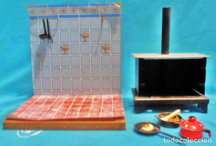 Casas de mu&ntilde;ecas: COCINA DE HIERRO CON CHIMENEA, PARA CASA DE MU&Ntilde;ECAS - Foto 7
