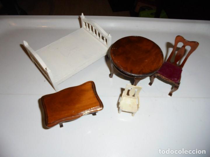 Casas de mu&ntilde;ecas: MOBILIARIO DE MADERA PARA CASA DE MU&Ntilde;ECAS - Foto 1