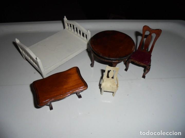Casas de mu&ntilde;ecas: MOBILIARIO DE MADERA PARA CASA DE MU&Ntilde;ECAS - Foto 2