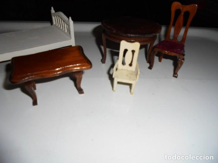 Casas de mu&ntilde;ecas: MOBILIARIO DE MADERA PARA CASA DE MU&Ntilde;ECAS - Foto 4